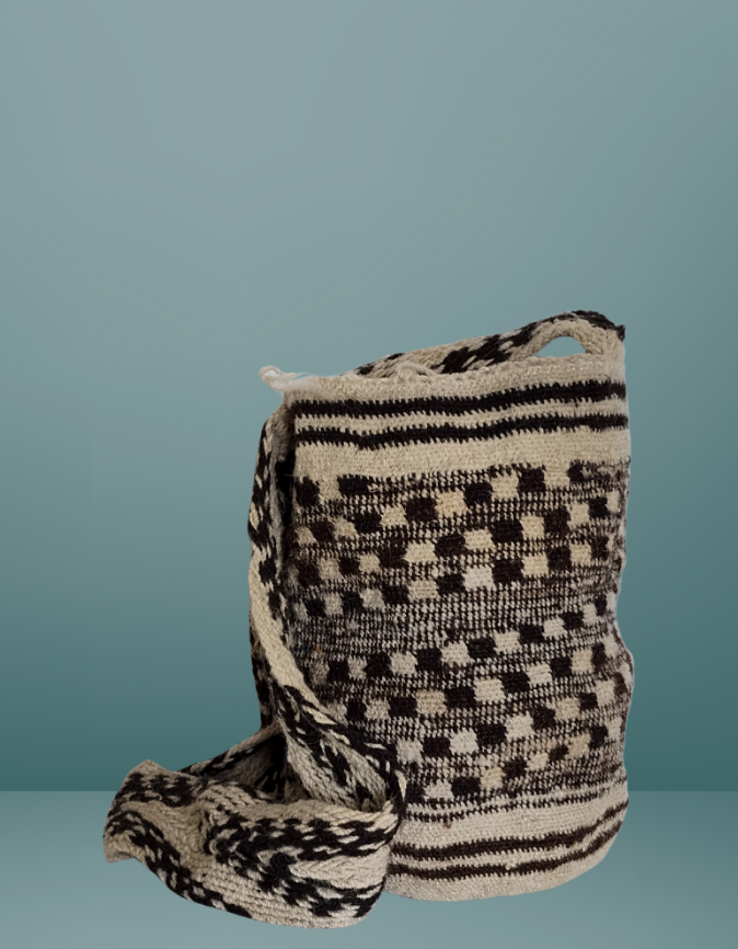 Authentic 100% Arhuaca Mochila Colombian Bag Virgin Wool Seed