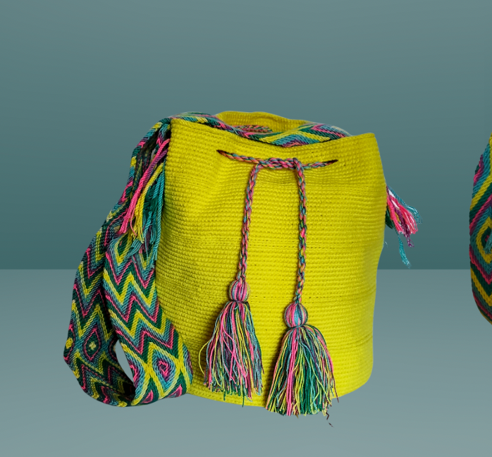 Authentic Wayuú Bag Handmade Large Size Design Unique 