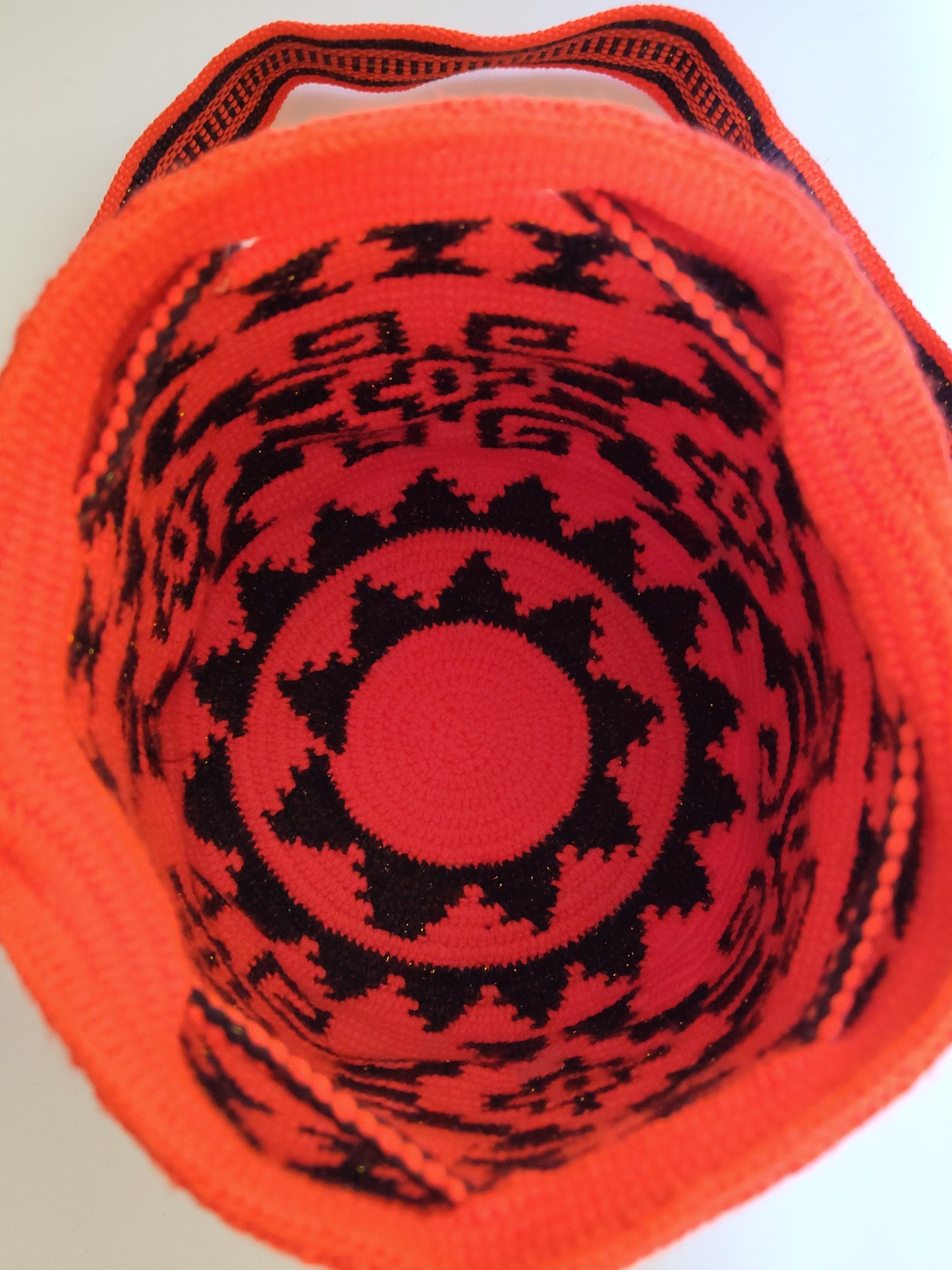 Wayuu Bag Mochila 100% Original Unique Design Handwoven Medium Size Silk Thread