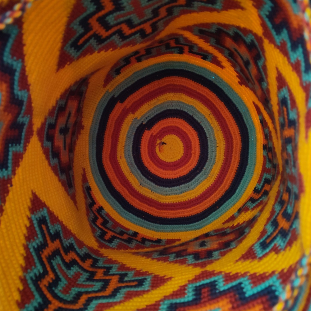 Wayuu Mochila Bag 100% Authentic Handmade Large Size With Ethnic Design