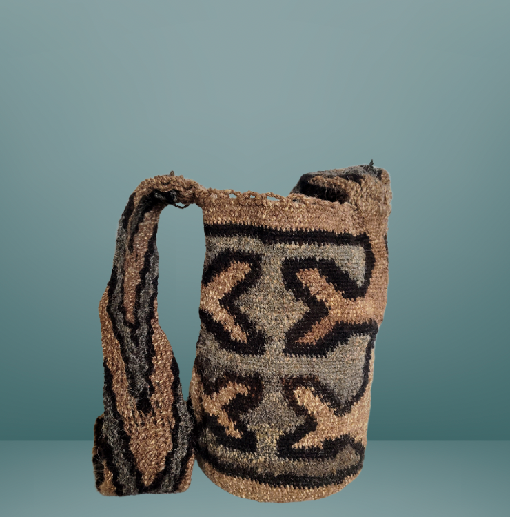 Authentic 100% Arhuaca Mochila Colombian Bag Virgin Wool Seed