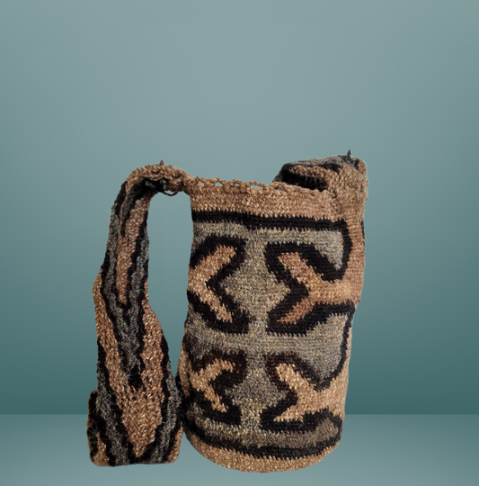 Authentic 100% Arhuaca Mochila Colombian Bag Virgin Wool Seed