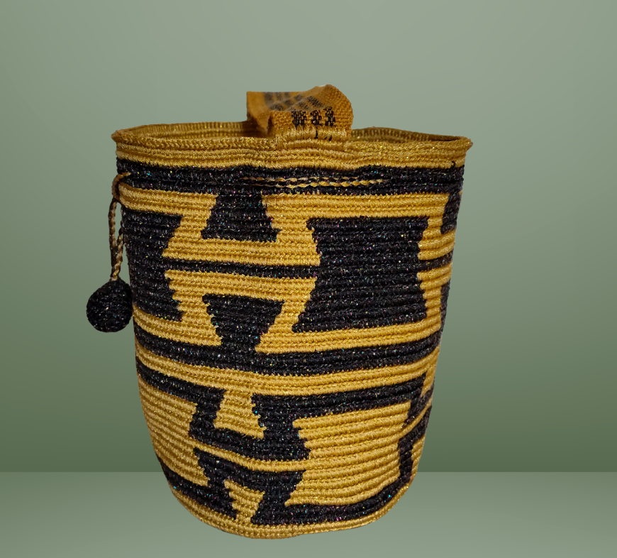 Wayuu Bag Mochila 100% Original Unique Design Handwoven Medium Size Silk Thread