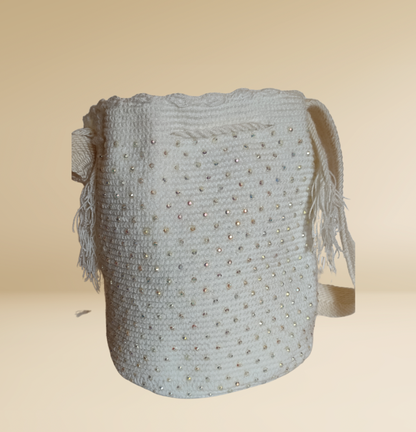 Authentic Wayuu Bag Mochila Handmade Design Virgen Of Guadalupe