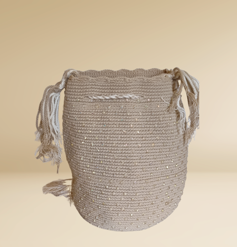 Authentic Wayuu Bag Mochila Handmade Design Virgen Of Guadalupe