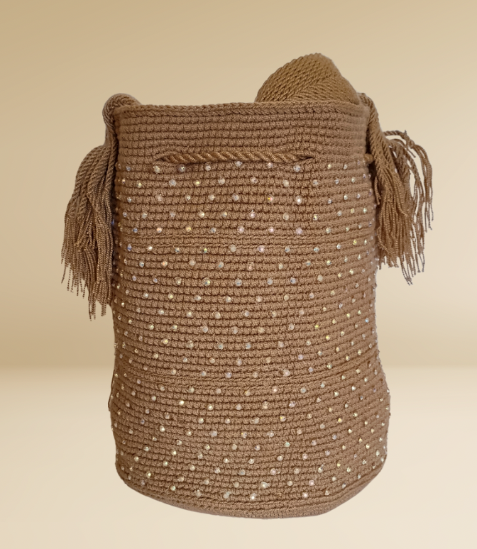 Authentic Wayuu Bag Mochila Handmade Design Virgen Of Guadalupe