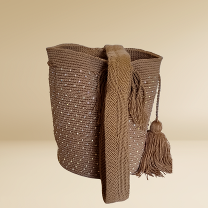 Authentic Wayuu Bag Mochila Handmade Design Virgen Of Guadalupe