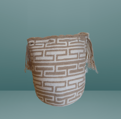 Wayuu Mochila Bag 100% Authentic Handmade Large Size With Ethnic Design