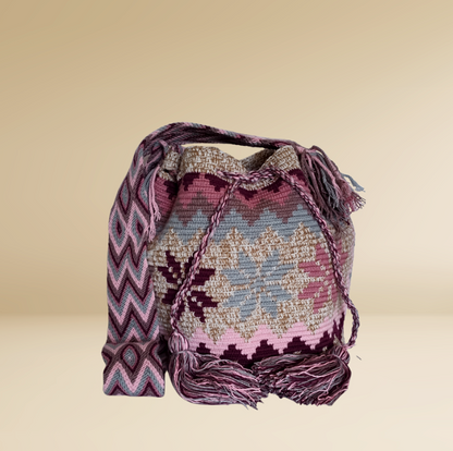 Wayuu Mochila Bag 100% Authentic Handmade Large Size With Ethnic Design