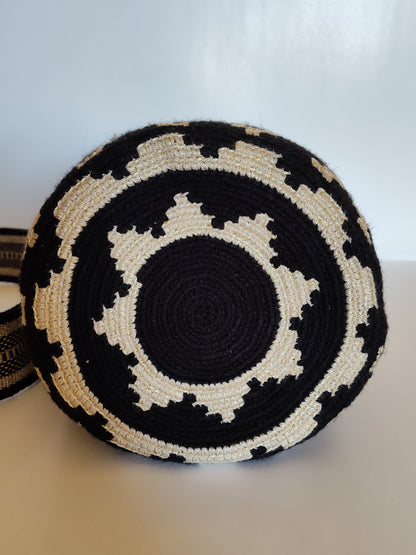Wayuu Bag Mochila 100% Original Unique Design Handwoven Medium Size  Silk Thread