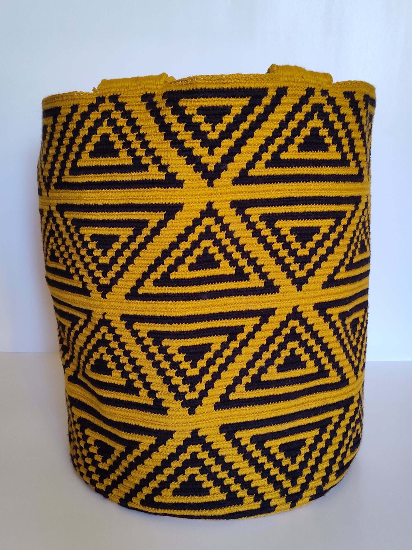 Authentic 100% Wayuu Mochilon Colombian Handmade Ethnic design Large Size