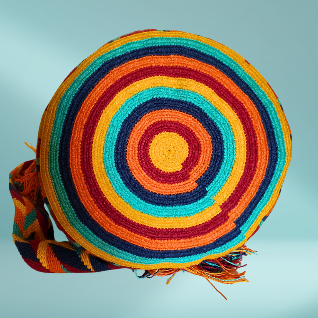 Wayuu Mochila Bag 100% Authentic Handmade Large Size With Ethnic Design