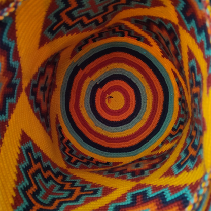 Wayuu Mochila Bag 100% Authentic Handmade Large Size With Ethnic Design